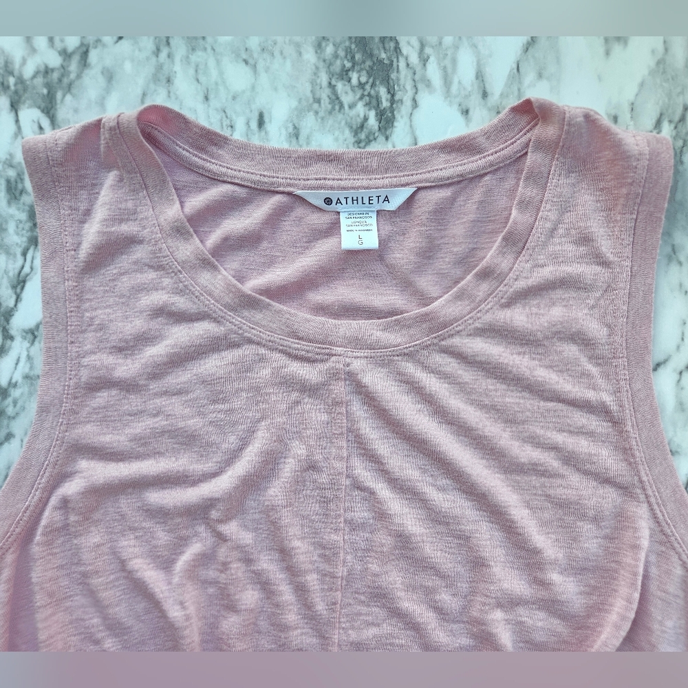 Athleta Pink Women's Tank Top - Picture 4 of 9